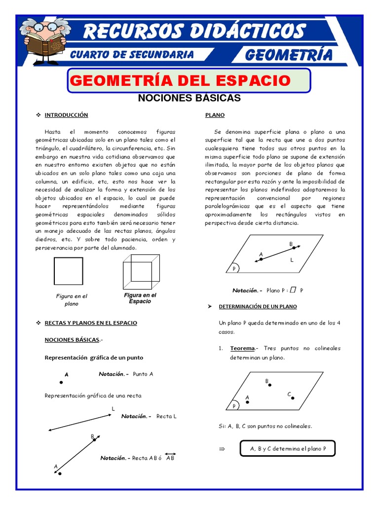 Geometria Del Espacio | PDF | Geometria plana) | Geometría