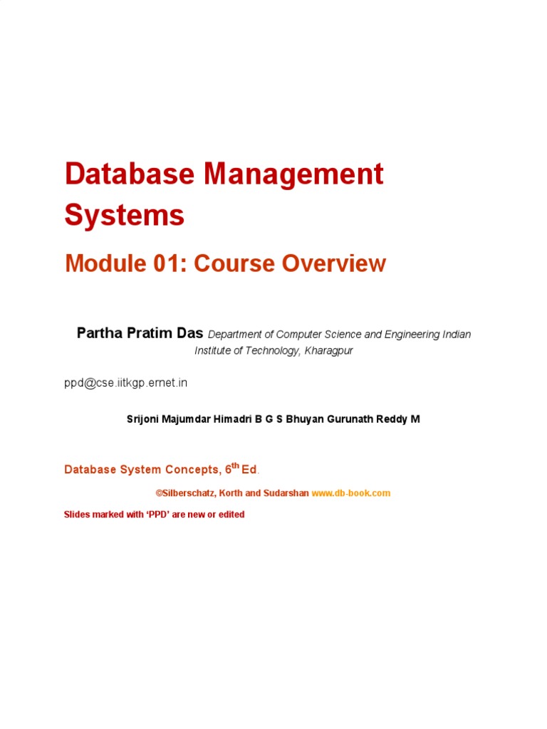 Week 1 Lecture Material | PDF | Relational Database | Databases