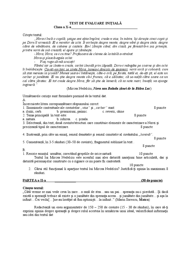 Test Initial Cl10 | PDF