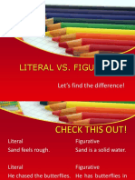Literal vs. Figurative: Let's Find The Difference!