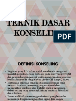 Teknik Dasar Konseling by Fitriana Amalia Nugroho, S.PD., Kons