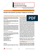 Diarrhea After Bariatric Procedures: Diagnosis and Therapy