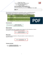 Guia 14 de Disoluciones y Su Concentración