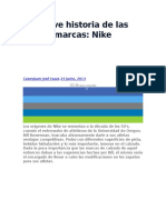 Breve Historia de Las Marcas Nike