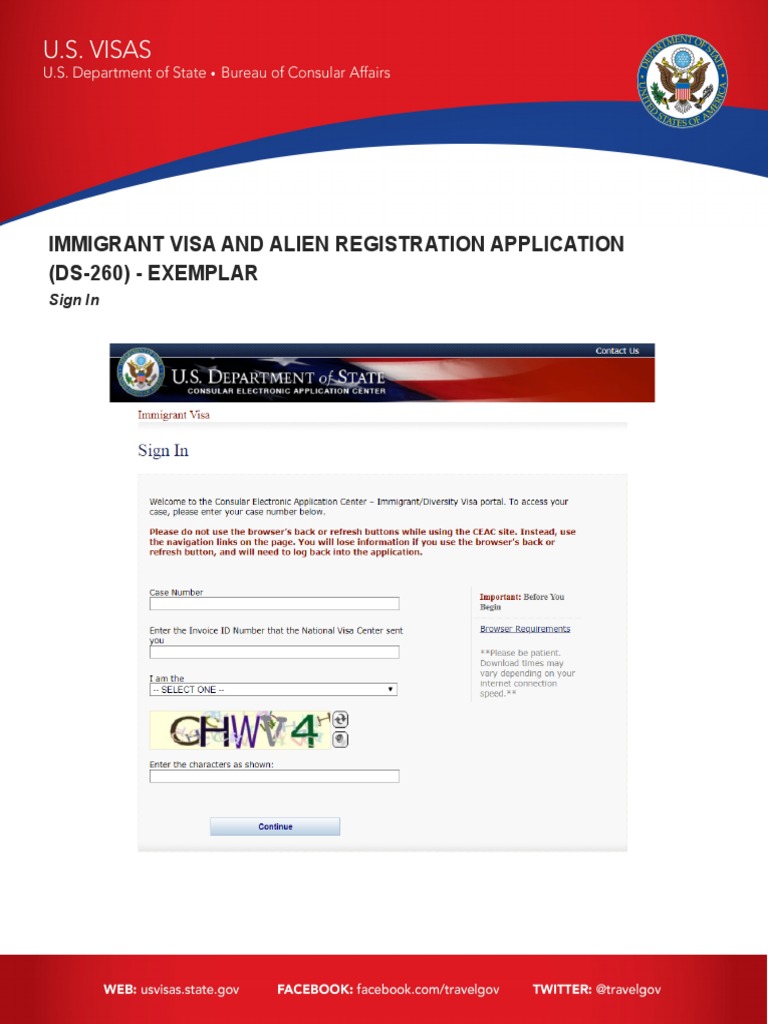 ds 260 exemplar | pdf | travel visa | international law