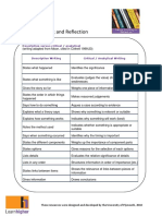 Descriptive Vs Analytical Thinking PDF
