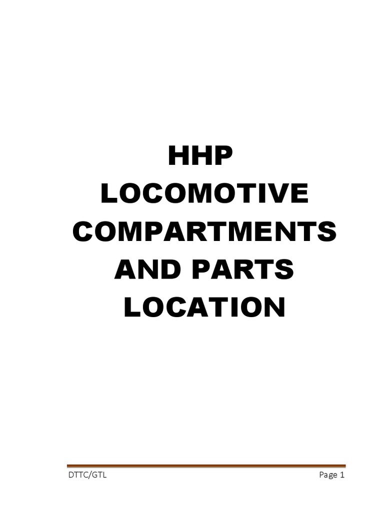 HHP Compartments and Parts Location DTTC/GTL PDF