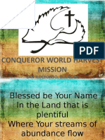 Conqueror World Harvest Mission: San Ildefonso, Bulacan