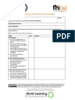 Module 3, Task 6 - Mid-Course Lesson Planning Template