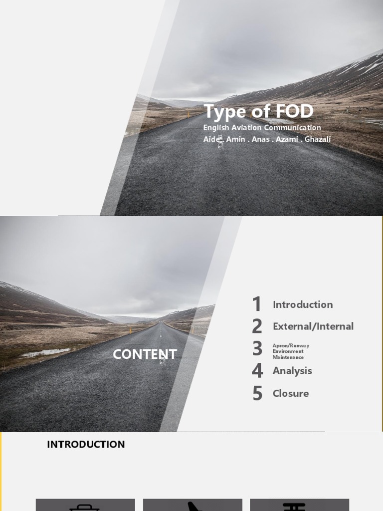 Aviation FOD Analysis Guide | PDF