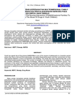 Efektifitas Intervensi Keperawatan Multidimesional Family Therapy Untuk Mengatasi Penyalahgunaan Narkoba Pada Kelompok Anak Remaja