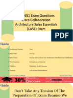 700-651 Exam Questions Cisco Collaboration Architecture Sales Essentials (CASE) Exam