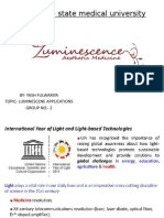 Kemerove State Medical University: By-Yash Fulwariya Topic - Luminescene Applications Group No. - 2