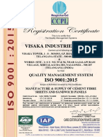 Visaka Industries Limited. (Telangana) - Ias - 9001