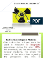 Kemerovo State Medical Univercity: By-Yash Fulwariya Topic-Nuclear Physics in Medicine Group No.-2