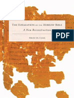 Carr, D - The Formation of The Hebrew Bible PDF