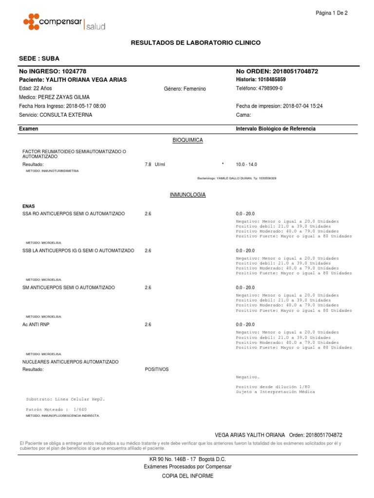 Resultado de Laboratorio.pdf Sangre Hematología