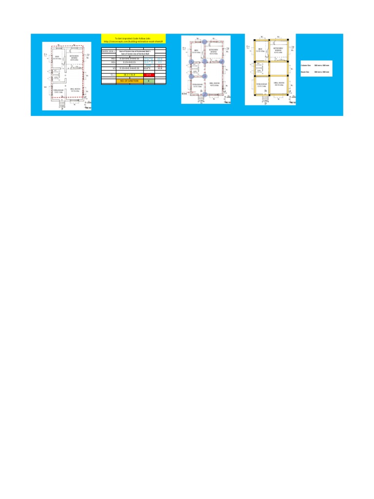 Residential Building Estimation Excel Sheet | PDF | Queensland Heritage ...