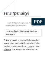 Fine (Penalty) - Wikipedia