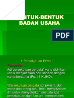 3372 Bentuk-Bentuk Usaha