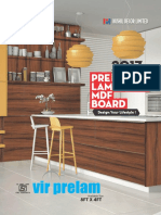 Prelaminated MDF Partical Board