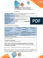 Guía de Actividades y Rubrica de Evaluación - Fase 2 - Aplicar Los Conceptos de Economía Básica en La Situación Planteada