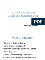 Role of Police in Disaster Management: Amit Singh Chauhan