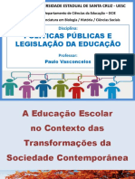 Objetivos da educação escolar pública