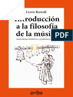 Rowell, Lewis. - Introduccion a la filosofia de la musica [1985].pdf