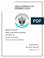 Chanakaya National Law University, Patna: Subject: History TOPIC: Achievements of Mir Qasim