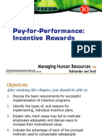 Incentive Reward As HRM Tool