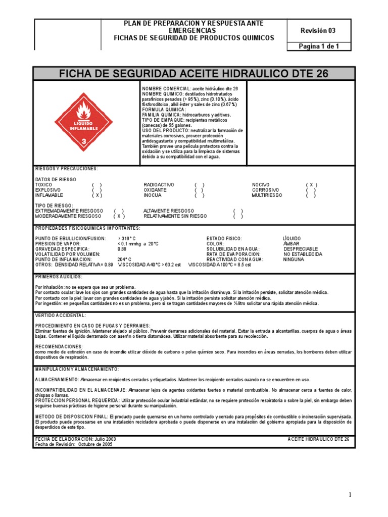 Msds Mobil Dte Oil Heavy Medium PDF Sistema Respiratorio, 42 OFF