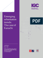 Emerging Urbanisation Trends: The Case of Karachi: Working Paper