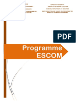 Programme ESCOM(1)