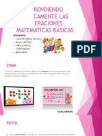 Aprendiendo Ludicamente Las Operaciones Matematicas Basicas