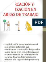 Demarcación y Señalización en Areas de Trabajo