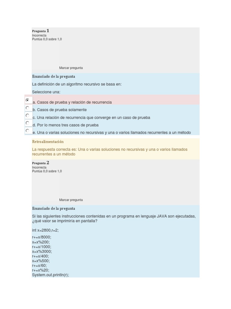 Definición de Algoritmo Recursivo | PDF | Lenguaje de programación ...