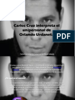 Danilo Alfonso Díaz Manglano Granados - Carlos Cruz Interpreta El Unipersonal de Orlando Urdaneta