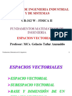 Espacios Vectoriales