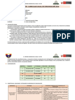 Programación Curricular Anual de Comunicación 2019