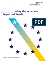 Understanding The Economic Impact of Brexit: Gemma Tetlow Alex Stojanovic