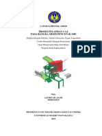 Proses Pelapisan Cat Pada Rangka Mesin Pencetak Mie: Laporan Proyek Akhir