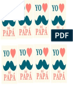 Banderines Yo Amo a Papa