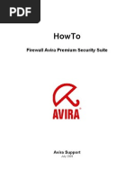 Avira AntiVir Security Suite Firewall HowTo En