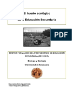 El Huerto Ecológico en La Educación Secundaria. TFM Universidad de Salamanca (2011-2012) - Esperanza Domínguez Iralde
