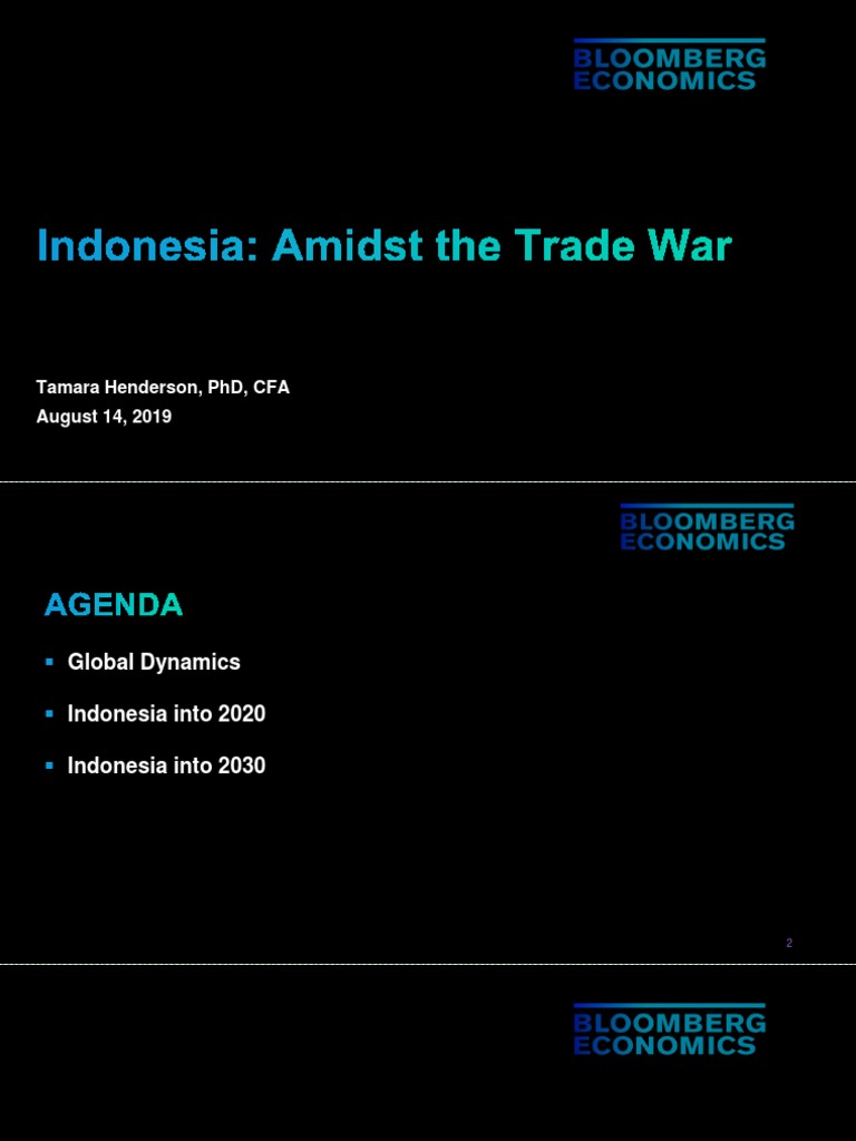Bloomberg Economic Outlook 2020 PDF | PDF | Bloomberg L.P. | Economics