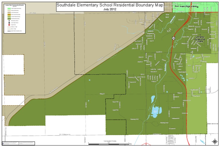 Southdale Elementary School Residential Boundary Map: July 2012 | PDF