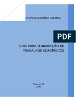 Guia para elaboração de trabalhos acadêmicos CESMAC