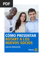 414 Introducing New Members to Rotary Es