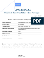 Alerta Sanitaria Guantes Látex Quallimax